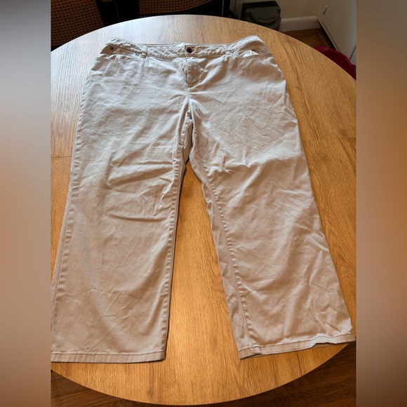 Talbots Pants - Talbots Light Beige Trousers